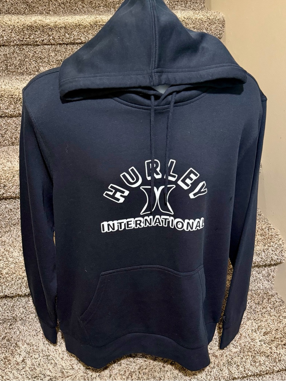 NWT New *HURLEY International* soft athletic pullover hoodie sweatshirt - L